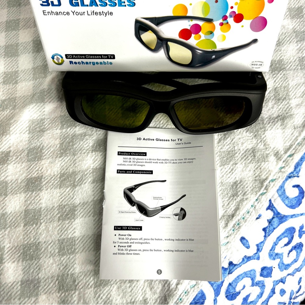 3D TV Glasses Set of 4
